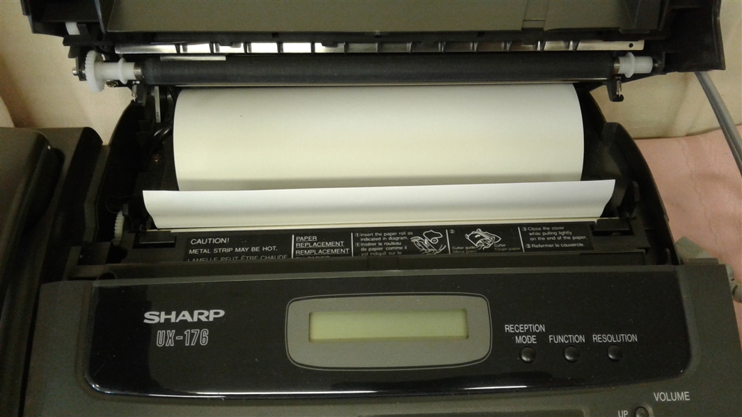 SHARP FACSIMILE UX-176 WITH EXTRA PAPER