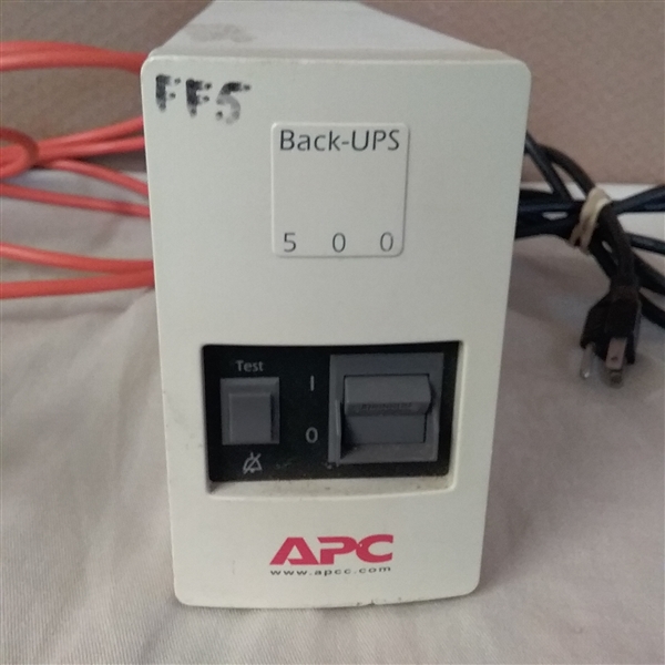 APC BATTERY BACK UP  AND EXTENSION CORD