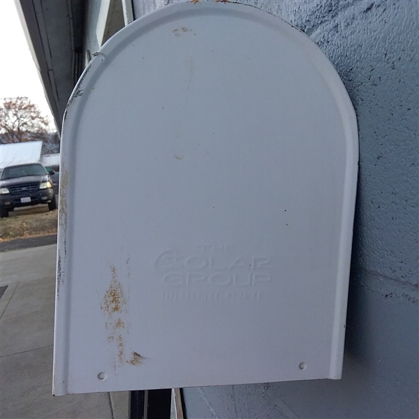 MAILBOX ON A STAND