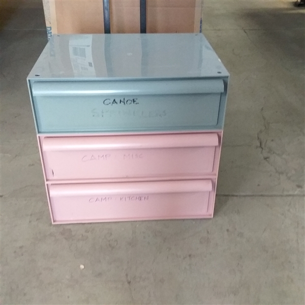 PLASTIC STORAGE DRAWERS