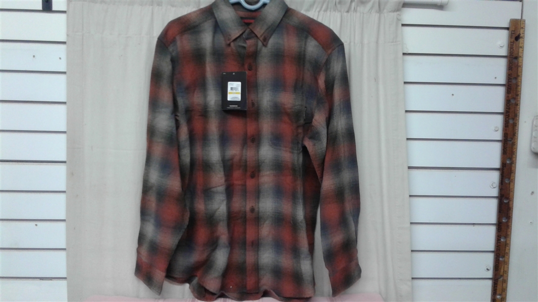 NEW MEN'S MEDIUM WOLVERINE FLANNEL SHIRT