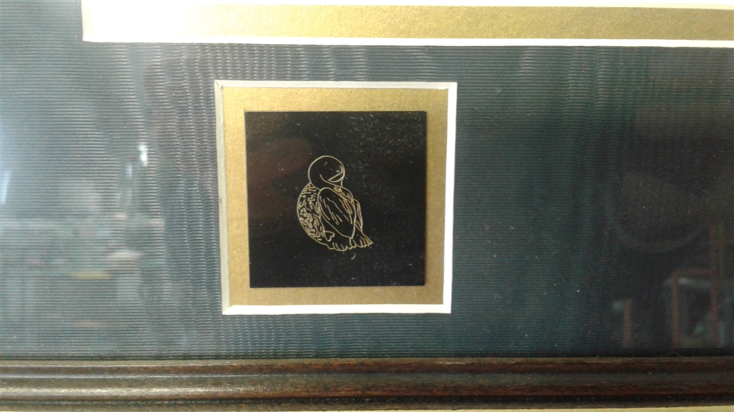 SIGNED, NUMBERED, MATTED AND FRAMED CYNTHIE FISHER DUCK STAMP PRINT BEST OF STATE