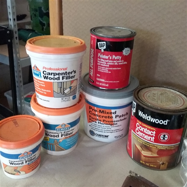 PAINT SCRAPERS, CAULKING GUNS, CAULK, WOOD FILLER & MORE