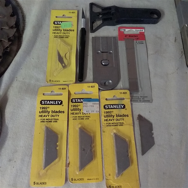 SAW BLADES & UTILITY BLADES OF ALL SORTS