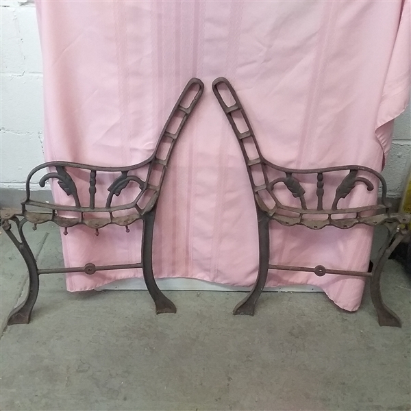 CAST IRON BENCH SIDES