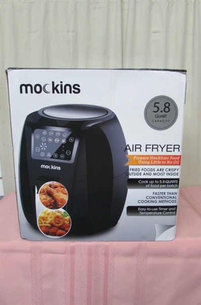 MOCKINS 5.8 QUART AIR FRYER