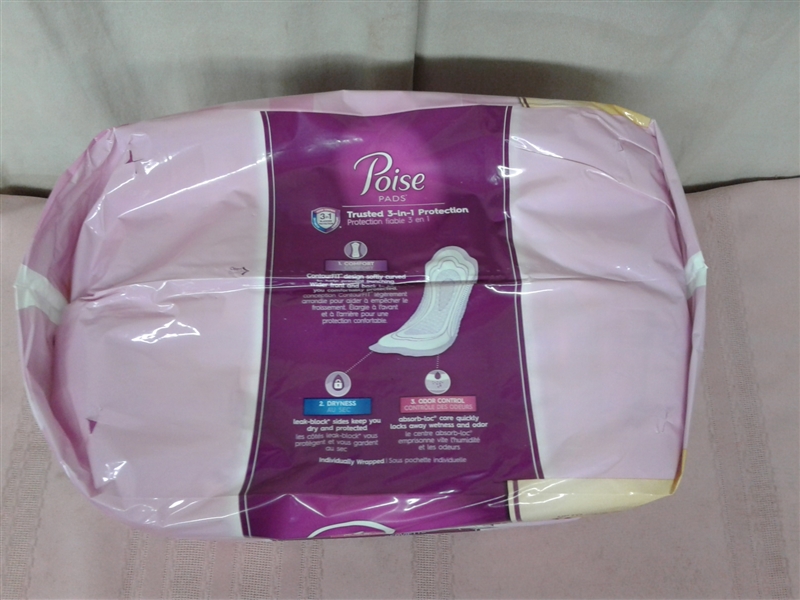 POISE REGULAR LENGTH MAXIMUM ABSORBANCY 48 CT