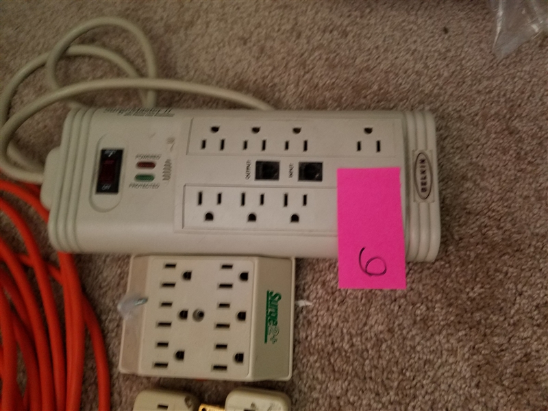 POWER STRIPS, EXTENSION CORDS, AND SURGE PROTECTOR