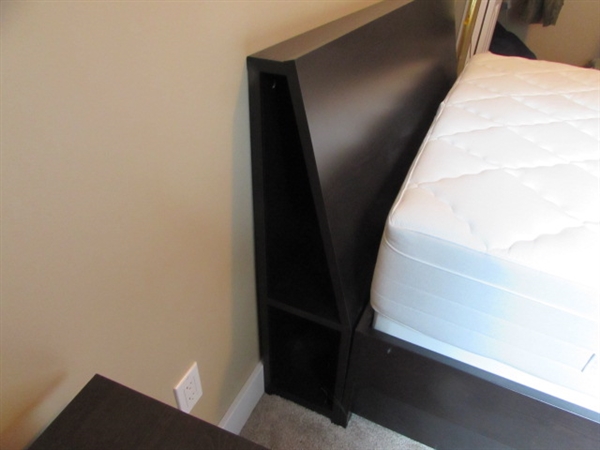 IKEA QUEEN BED WITH STORAGE