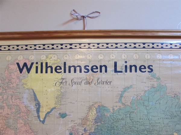 WILLHELMSEN LINES WORLD MAP