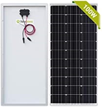 Newpowa 100 Watt Monocrystalline 100W 12V Solar Panel High Efficiency Mono Module RV Marine Boat Off Grid