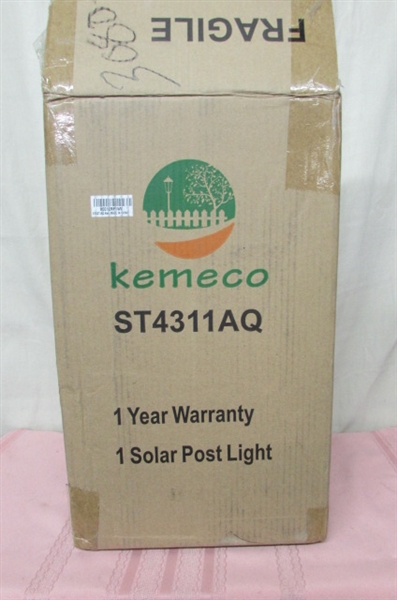 Kemeco LED Cast Aluminum Solar Post Light Fixture