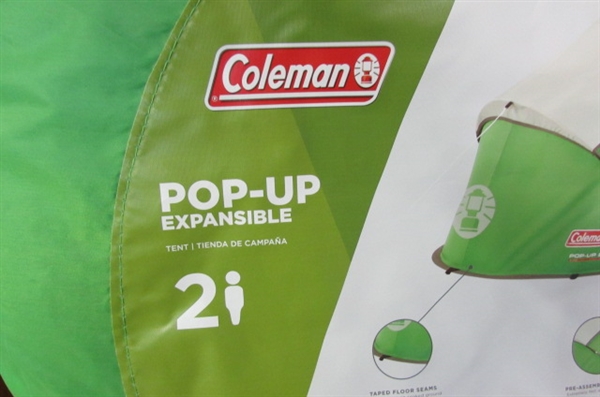 Coleman 2-Person Pop-Up Tent 