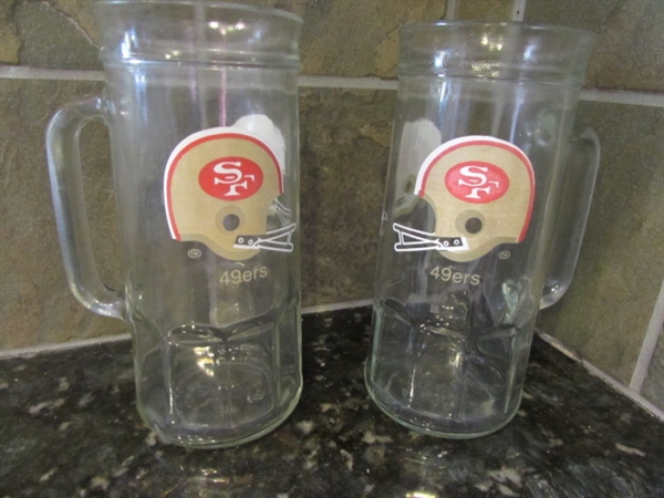 SAN FRANCISCO 49ERS GLASSES