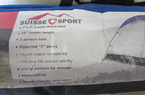 Suisse Sport Dome Tent - 3 Person