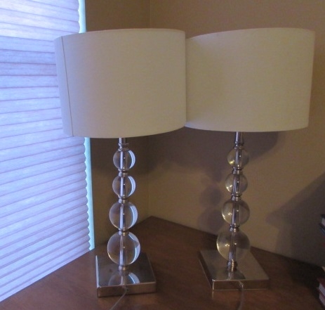 MATCHING PAIR OF IKEA ROXMO TABLE LAMPS