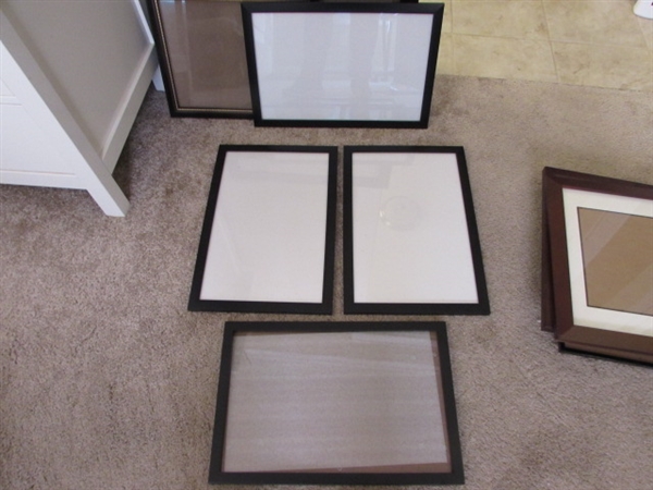 PICTURE FRAMES AND A PHOTO BOOK
