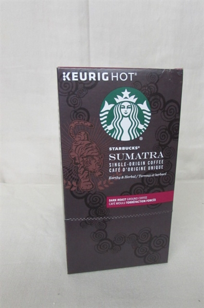 Starbucks Sumatra Dark Roast Single Cup Coffee for Keurig Brewers, 24 Count