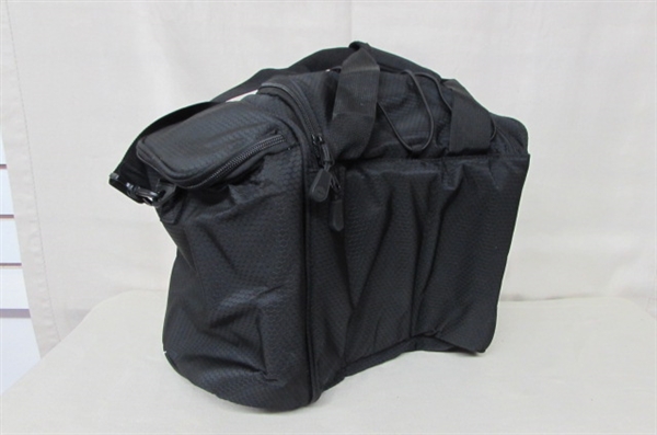 MIER Large Adult Lunch Bag for Men Women Insulated Soft Cooler for Picnic, Kayak, Beach, Grocery, Work, Travel, 2 Decks Cooler, Black