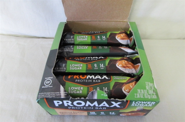 Promax Low Sugar Peanut Butter Chocolate, 18g High Protein, 9g Sugar, No Artificial Ingredients, 12 Count