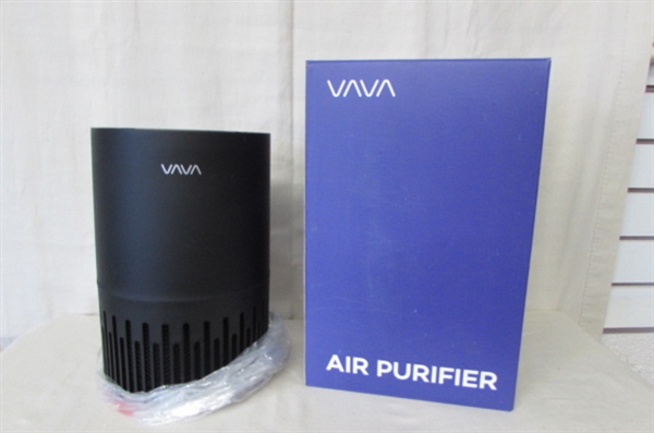 VAVA 360° All-round Air Purifier with 3-in-1 True HEPA Filter, Black