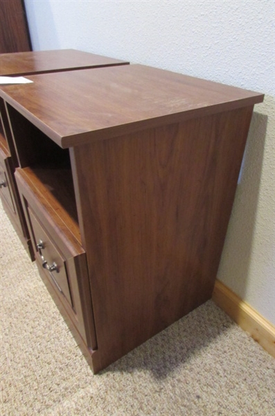 SIDE TABLES WITH HANGING FILE DRAWERS