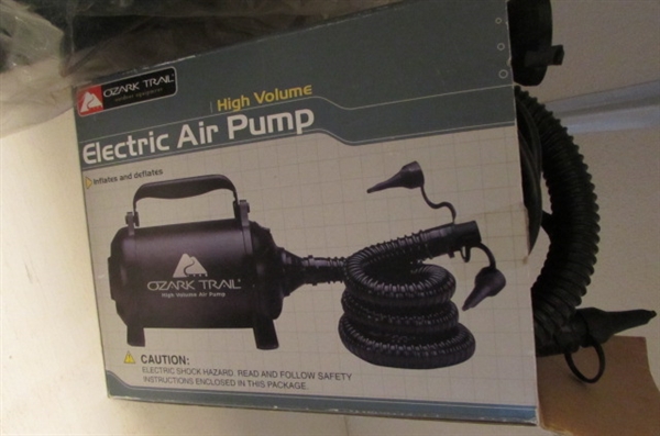 AIR MATTRESS & ELECTRIC PUMP