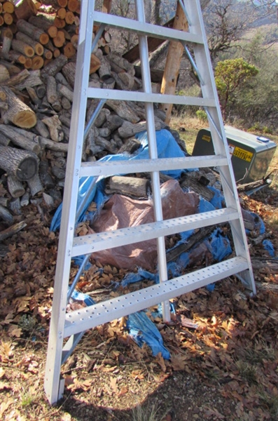 12' ALUMINUM TRIPOD ORCHARD LADDER