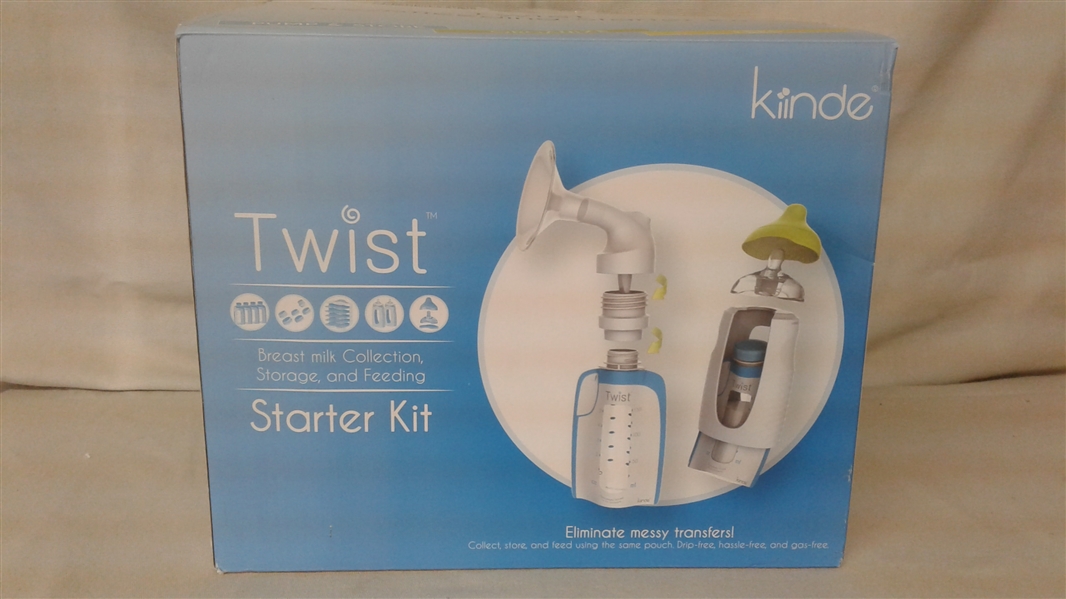 KIINDE TWIST BREAST MILK COLLECTION, STORAGE, AND FEEDING STARTER KIT