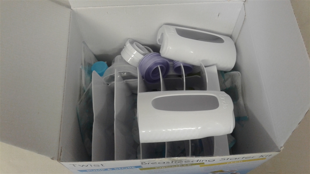 KIINDE TWIST BREAST MILK COLLECTION, STORAGE, AND FEEDING STARTER KIT