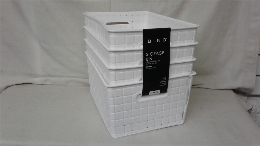 BINO STORAGE BINS 4 PK