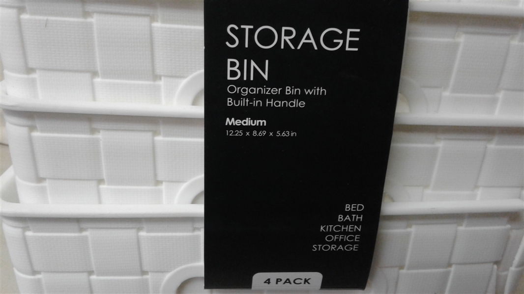 BINO STORAGE BINS 4 PK