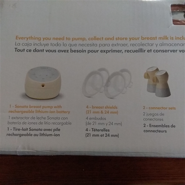 MEDELA SONATA BREAST PUMP AND ACCESSORIES 