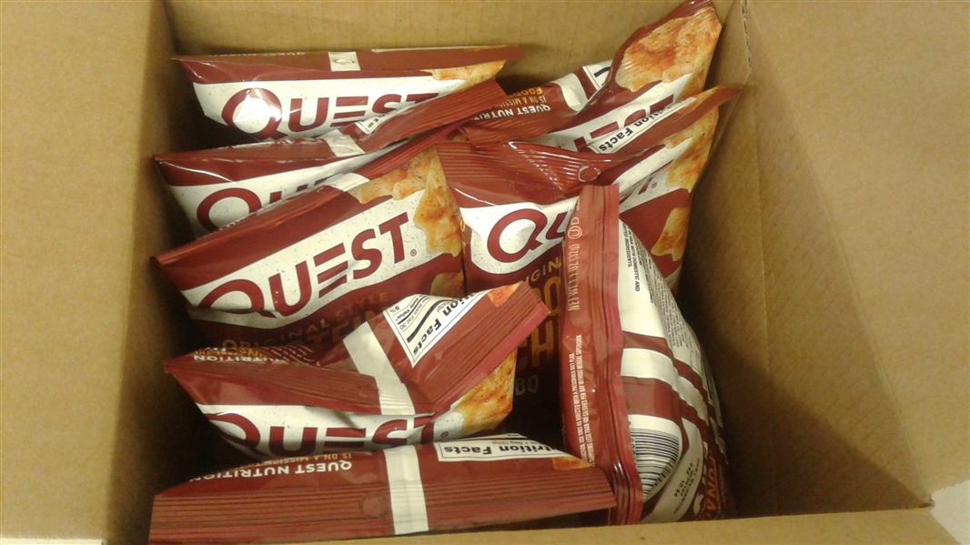 QUEST ORIGINAL STYLE PROTEIN CHIPS BBQ 8 BAGS