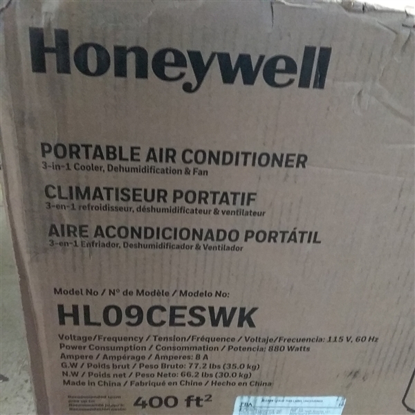 HONEYWELL PORTABLE AIR CONDITIONER 