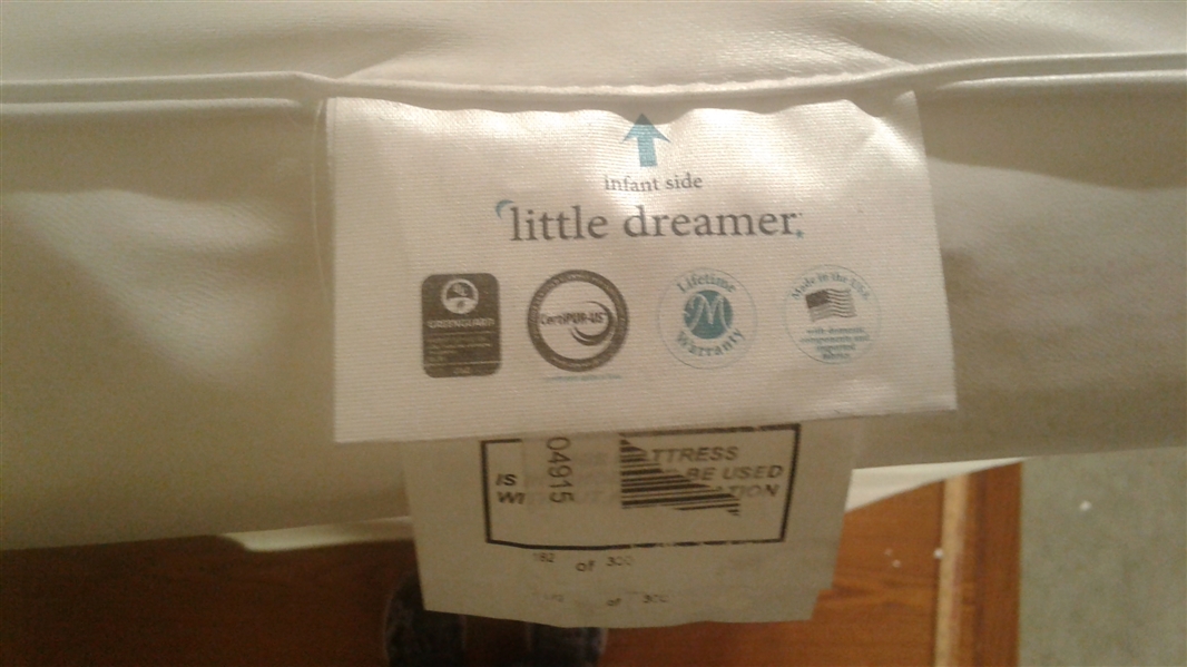 MOONLIGHT SLUMBER LITTLE DREAMER DUAL SIDED CRIB MATTRESS