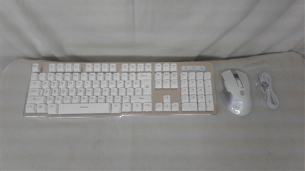 ALUMINUM ALLOY ROSE GOLD RECHARGABLE KEYBOARD & MOUSE COMBO -WIRELESS