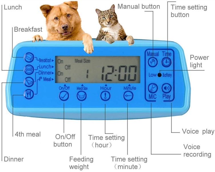 HOMDOX AUTOMATIC PET FEEDER