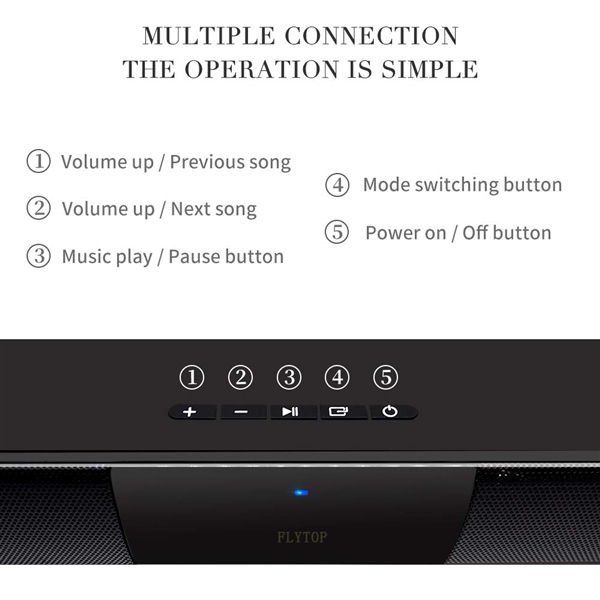 FLYTOP WIRELESS BLUETOOTH SOUNDBAR