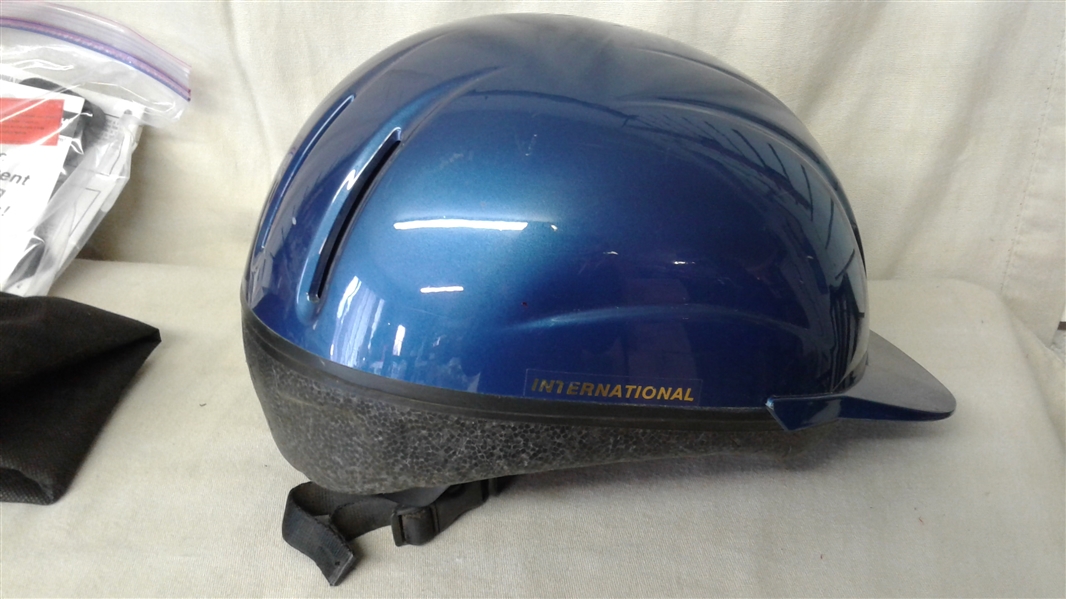 3 EQUESTRIAN HELMETS