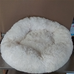 FUZZY DOG BED 