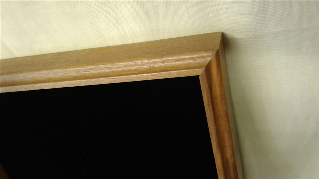 WALNUT PICTURE FRAME AWARDS SHOWCASE 13.5 X16