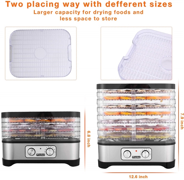 MEYKEY 7 TRAY FOOD DEHYDRATOR 