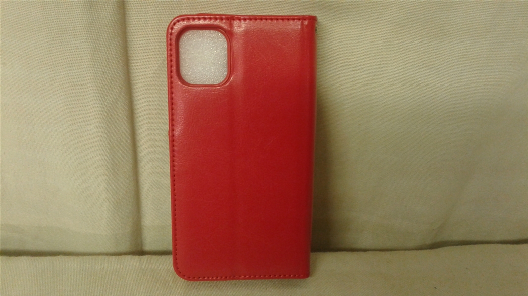 RED IPHONE WALLET CASE 6.1