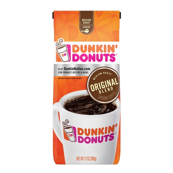 DUNKIN' DONUTS ORIGINAL GROUND COFFEE 12 OZ
