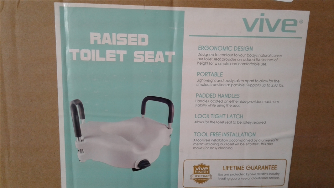 VIVE RAISED TOILET SEAT