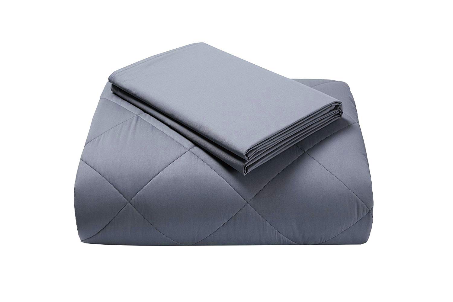 Lot Detail - ZZZHEN WEIGHTED BLANKET AND COVER 80" X 87" 25 LB