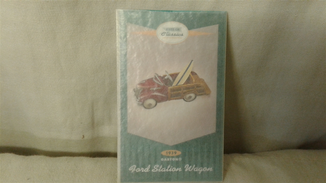 VINTAGE HALLMARK KIDDIE CAR CLASSICS 1939 Garton Ford Station Wagon