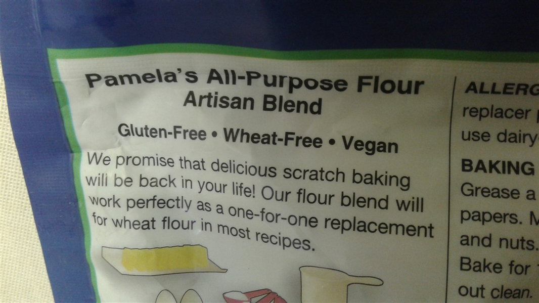 PAMELA'S GLUTEN-FREE+ VEGAN ALL-PURPOSE FLOUR ARTISAN BLEND 4LB