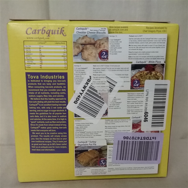 CARBQUICK BISCUIT AND BAKING MIX